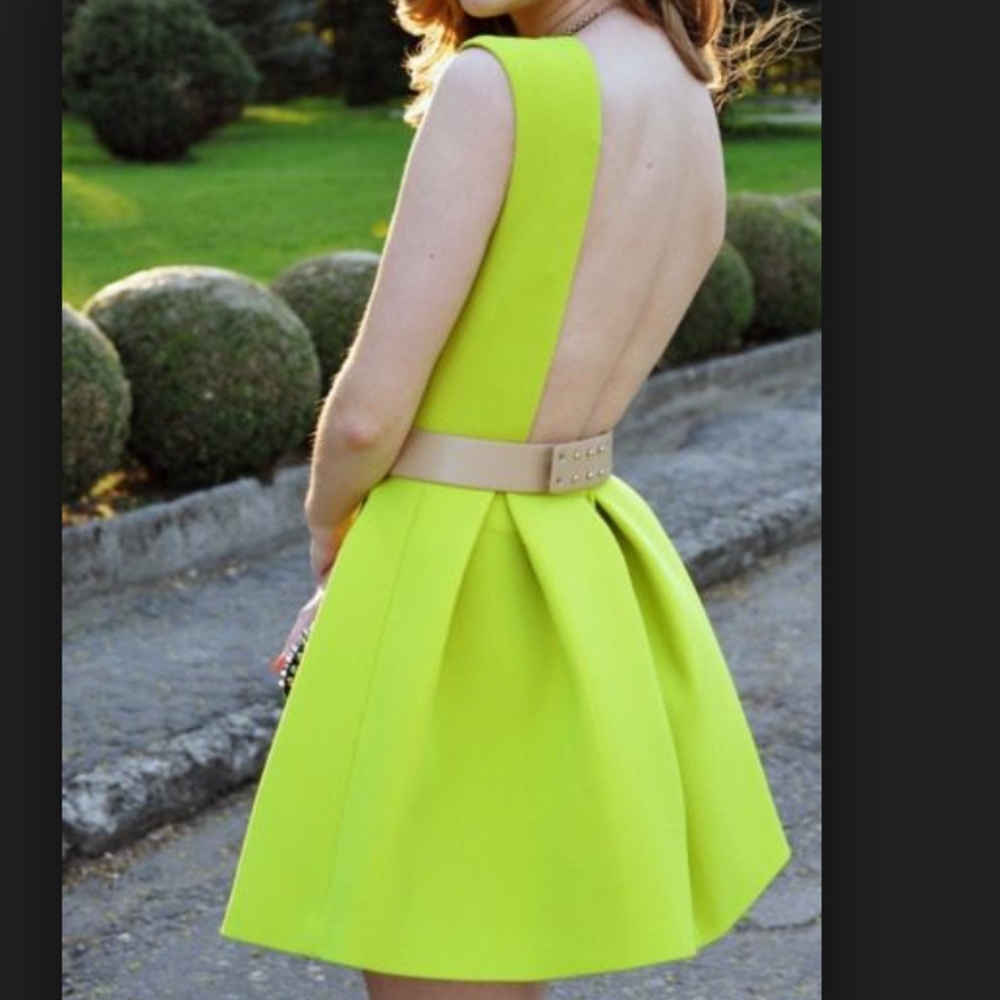 Neon cocktail dress - Picture 5 of 5